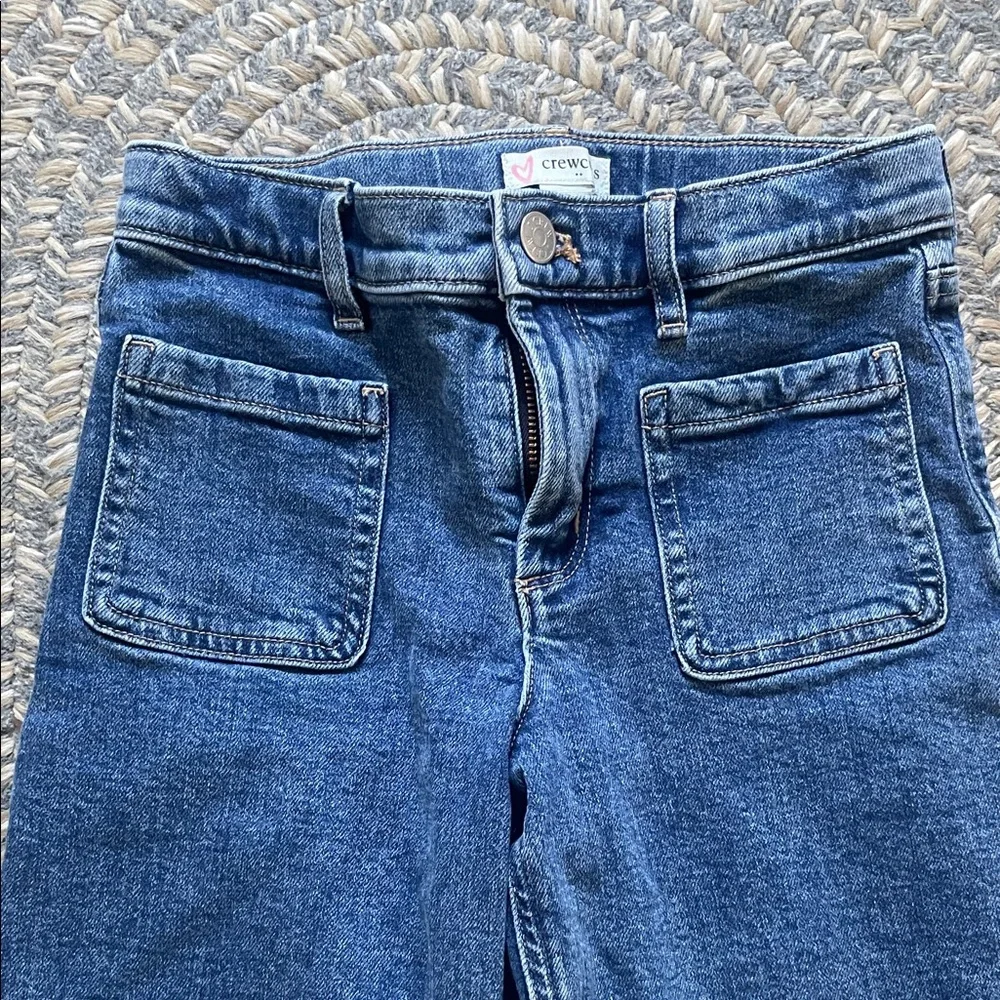 Crewcuts Wide leg Girls Jeans - Size 8 - Picture 2 of 5